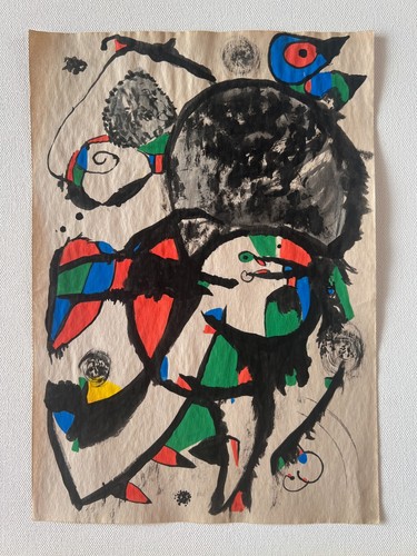 Joan miro zeichnung auf - miro,