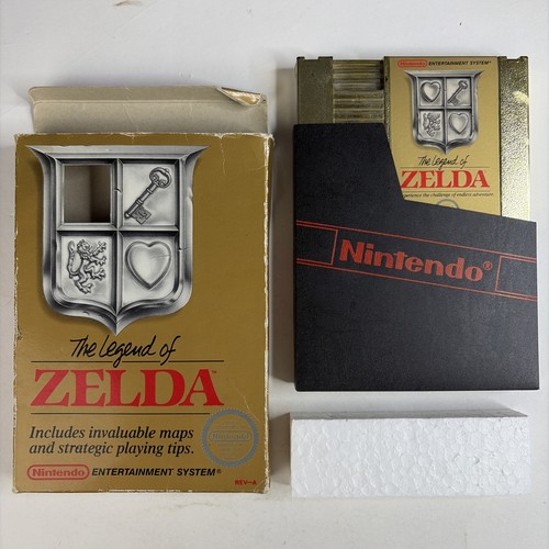 Legend zelda gold cart - of, 1987