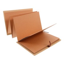Retro kraftpapier faltalbum - retro,