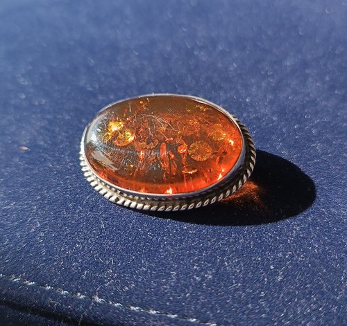 Vintage silber brosche - vintage,