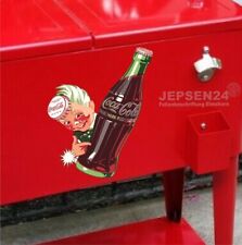 Coca Cola Sprite Boy Aufkleber 24x16cm Spriteboy Kühlschrank Tür Kühlbox Bottle