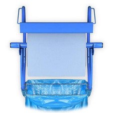 SemyTop Wandhalter mit Müllsackhalterung für Putztuchrollen bis 40 cm Breite