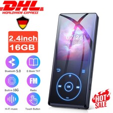 16G Bluetooth 5.0 MP3 Player HiFi Verlustfreier Ton MP3 Musik Player 2,4Zoll LCD
