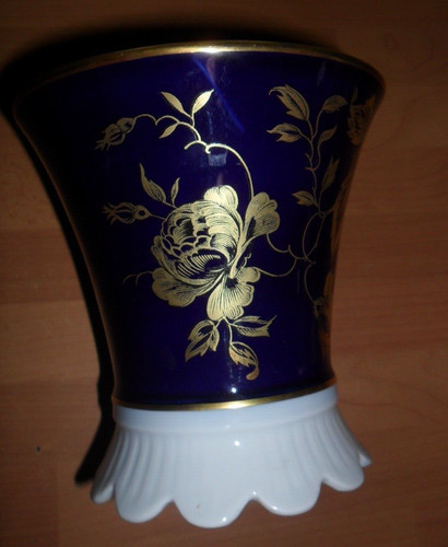 Blumenvase echt cobalt - echt,