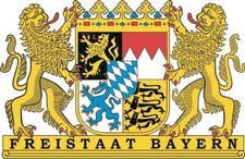 Aufkleber freistaat bayern - freistaat,