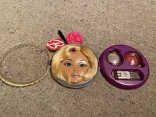 Mattel Barbie Schminkkopf Klappbar Faltbar Reise 2005