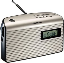 Grundig Music 7000 DAB+ Radio, schwarz/silber 