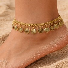 Fußkettchen Münzen 2 Stück