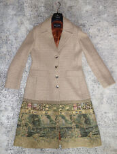 ETRO Damen-Mantel Gr. 46 (IT) Beige+Muster TOP!!!