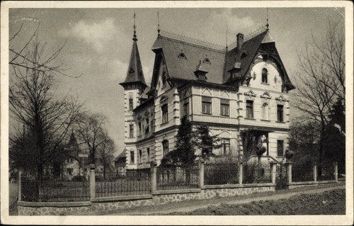 Postcard boletice nad labem - postcard,