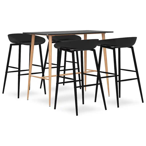 Bar set teilig schwarz - schwarz, für