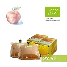 10 Liter Bio Apfelsaft (2x 5L