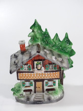 EHZ alter Porzellan Rauchverzehrer, Schwarzwald-Häuschen Haus (A313)