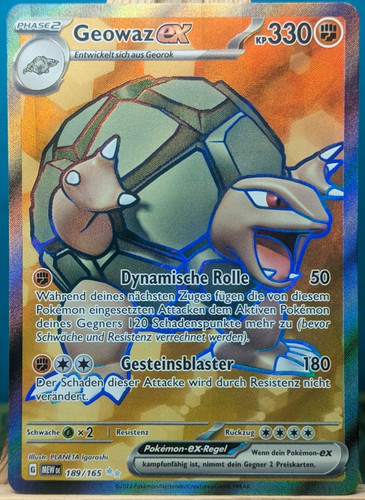 Pokemon 151 geowaz ex - pokemon,