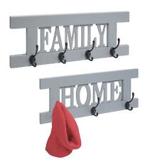 2er Wandgarderoben Set MCW-C60 Home+Family, Shabby-Look Vintage grau-blau