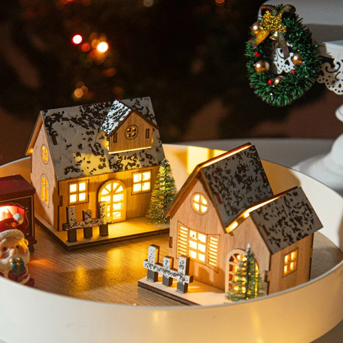 Holzhaus led nachtlicht - holzhaus,