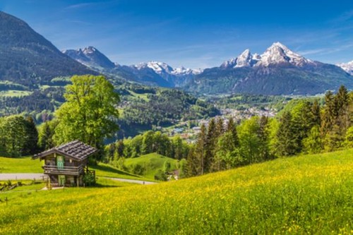 Wandbild panoramablick auf - wandbild:,