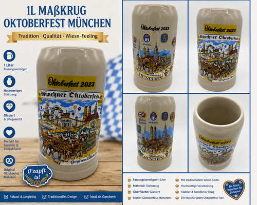 Liter maßkrug oktoberfest - liter,