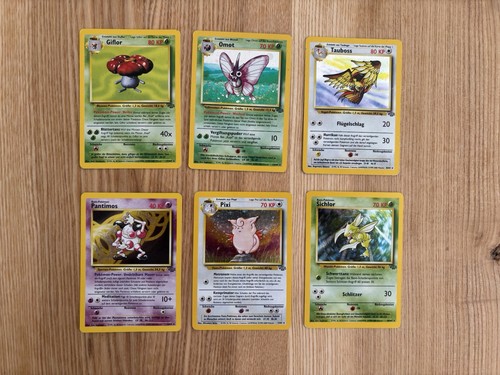 Pokémon holo dschungel - 6x,