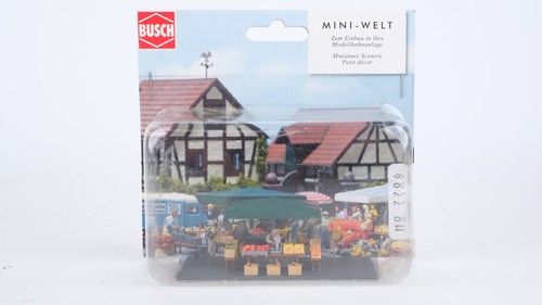 Busch 7706 marktstand - busch, obst