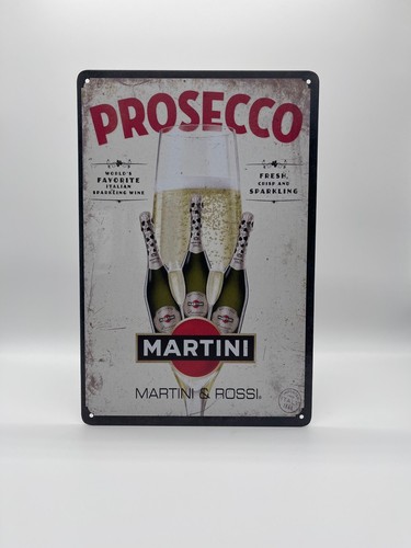 Blechschild prosecco martini - blechschild,