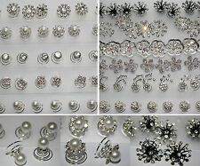 Curlies 12x Haarschmuck Strass Perlen Perlencurlies Hochzeit Kommunion Braut 