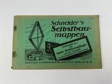 Schneiders Selbstbaumappen Detektorempfänger Nr 1 selten Baumappen Detektor