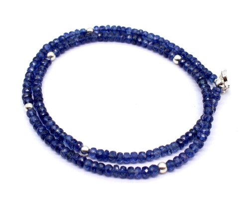 Saphir kette edelsteinkette - saphir,