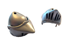 *Playmobil* 2x Helm silber *Ritterburg  3887, 3890, 9970, 3123, 3030, 5725, 4616