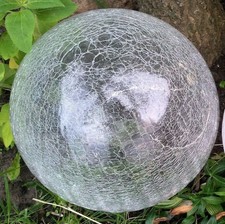 30cm Groß Glas Kugel Klar