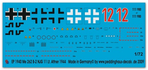 Peddinghaus decals 1940 - peddinghaus-decals,