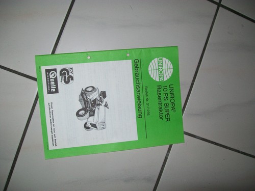 Uniropa rasentraktor 10ps - rasentraktor,