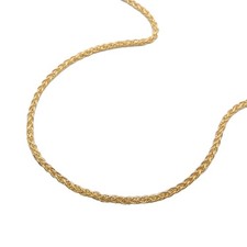 Kette 1,1mm Zopfkette 9Kt GOLD