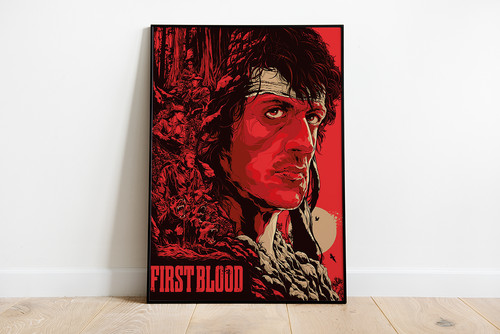 Poster artwork rambo first - "rambo,