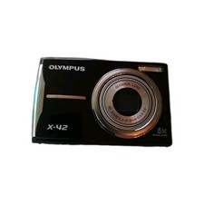 Digitalkamera Olympus X-Series X-42  Schwarz Pixelstrich Bildschirm Getestet Kam