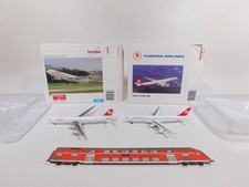 2x Herpa 1:500 Flugzeug Airbus A340-300 Swiss Turkish Airlines NEUW+OVP #DU145-1