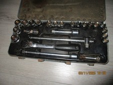 Heyco Ratsche 50-00-10 & 50-12 Nüsse Nusssatz Stecknüsse 24-Tlg. 10-32 mm 1/2"