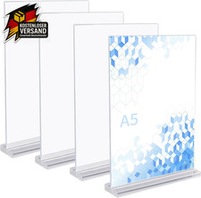 A5 Acryl Tischaufsteller Set