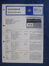 Telefunken  Partner compact 101 L - Service-Information*