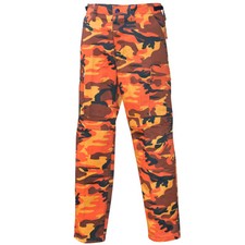 US Feldhose BDU orange tarn camo Tarnhose Ranger Cargohose Kampfhose camouflage