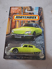 Matchbox European Streets: Citroen DS 21 Pallas hellgrün OVP