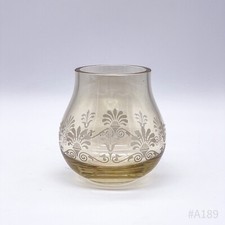 Vintage Windlicht aus Glas mit