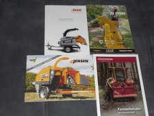Holzhäcksler, Forstseilwinden Prospekte Paket ( 24841 )