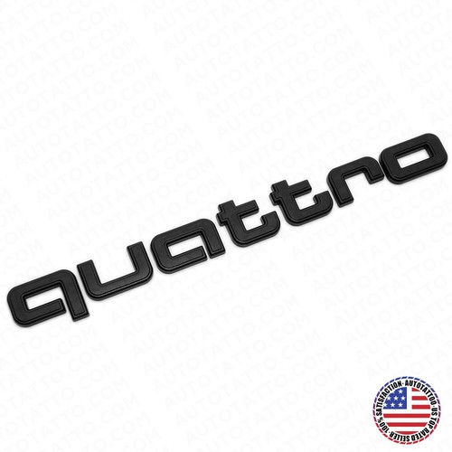 Audi quattro matte black - quattro,