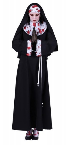 Blutige nonne kostüm kleid - nonne,