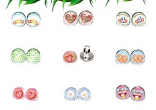 DIRNDLSCHMUCK Ohrclips ++ AUSWAHL ++ Trachtenschmuck keine Ohrlöcher Brezel Herz