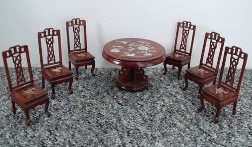 Puppenhaus miniatur palisander - miniatur,