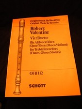 Partition Vier Duette Für