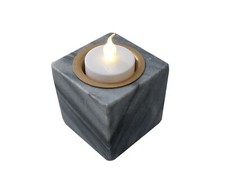 Marmor Teelicht  Neu