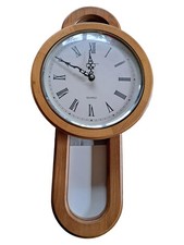 Meister Anker Wanduhr Pendeluhr Holz Klassisch Braun Uhr